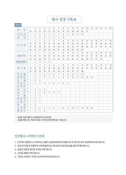 [개역개정]믿음으로 옮겨쓰는 살롬 필사성경-구약3