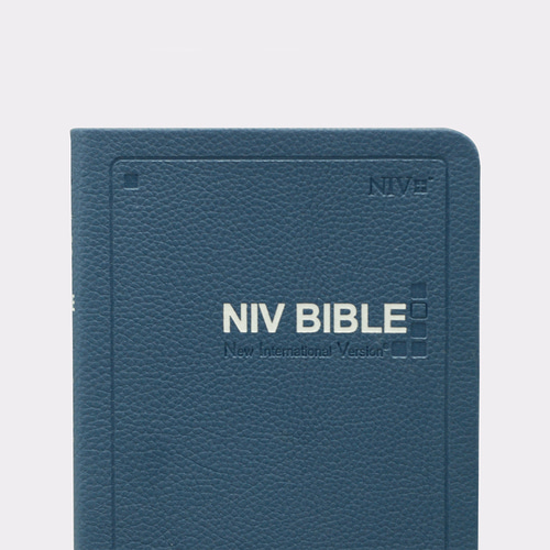 영문 NIV BIBLE 특소 단본 무지퍼 네이비