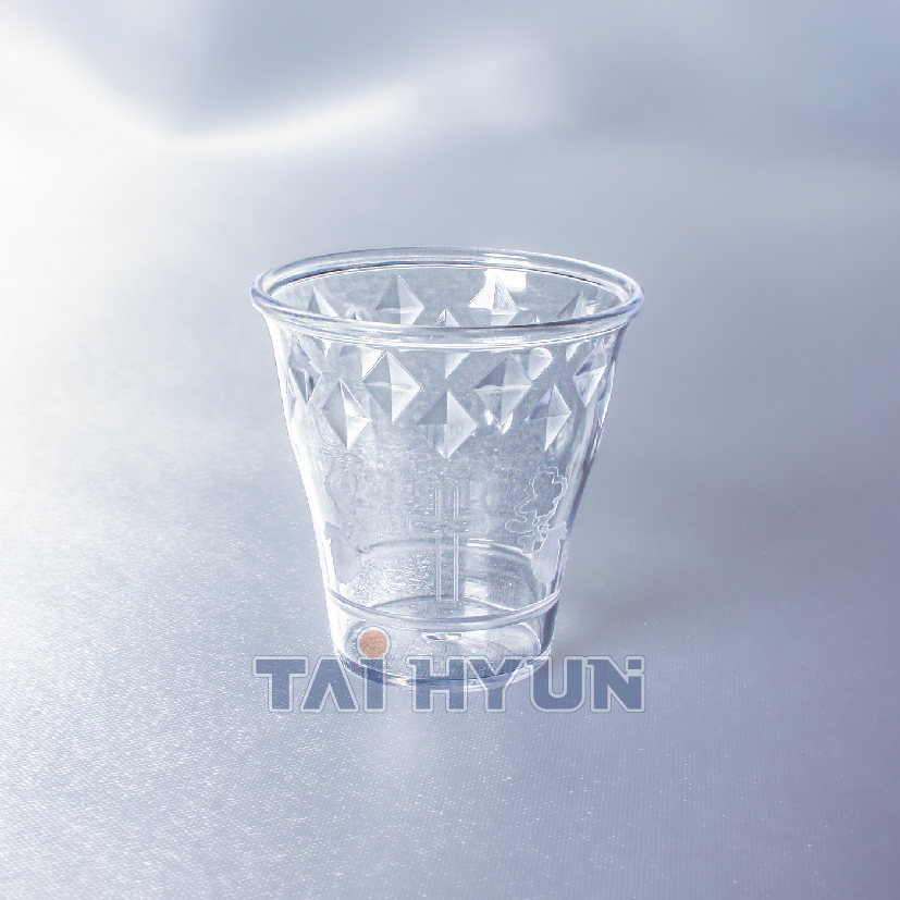 플라스틱 일회용잔 (THPC-D01)-금성찬기,스텐성찬기 겸용(캡사용 가능)