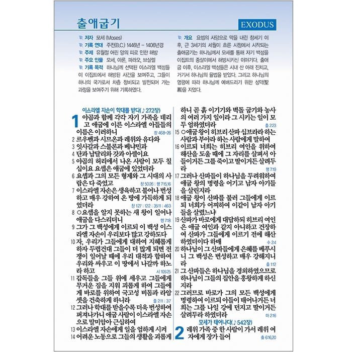 성경전서 NKR73STH 개역개정/ 새찬송가/ 중/ 색인/ 지퍼/ 블루블랙 (16815)
