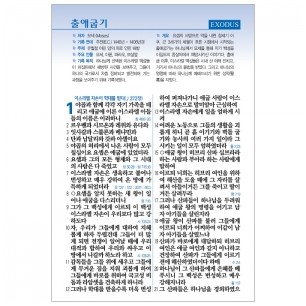 명품 성경전서 개역개정판 해설새찬송가 NKR73SB 중/합본/색인/지퍼/천연소가죽 다크브라운(16748)