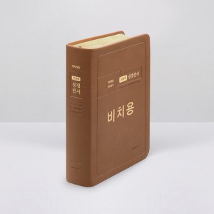 개역개정 성경전서 NKR72EB 대 합본 무지퍼 비치용 브라운 / 6602146