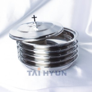 스텐 떡그릇 (5단1세트 THS-25)
